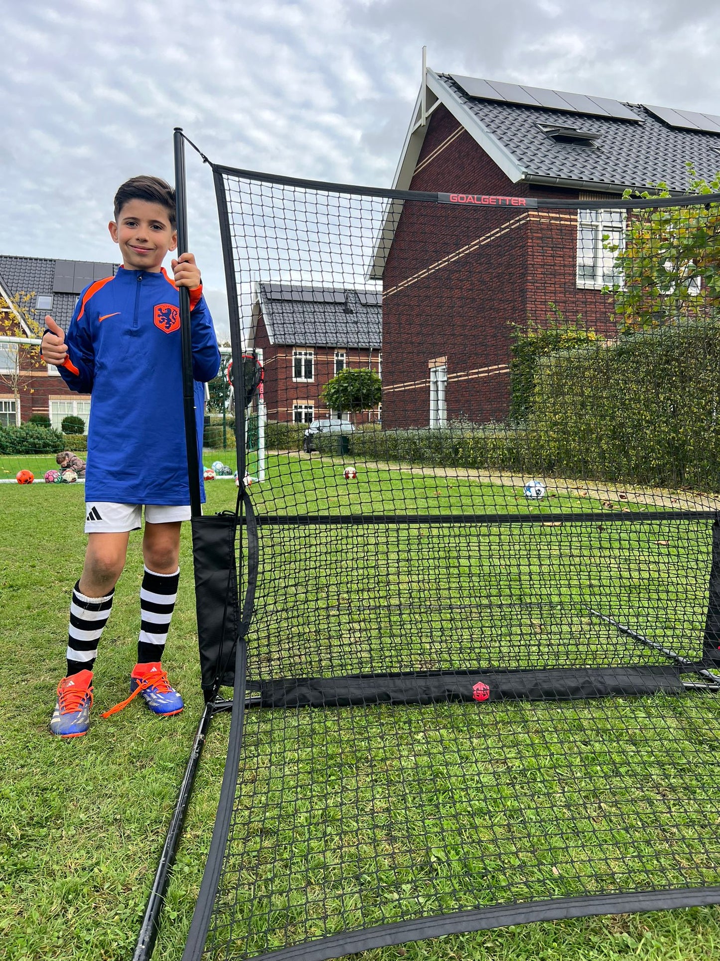 Goalgetter Alpha 5 in 1: Football rebounder, goal & target net